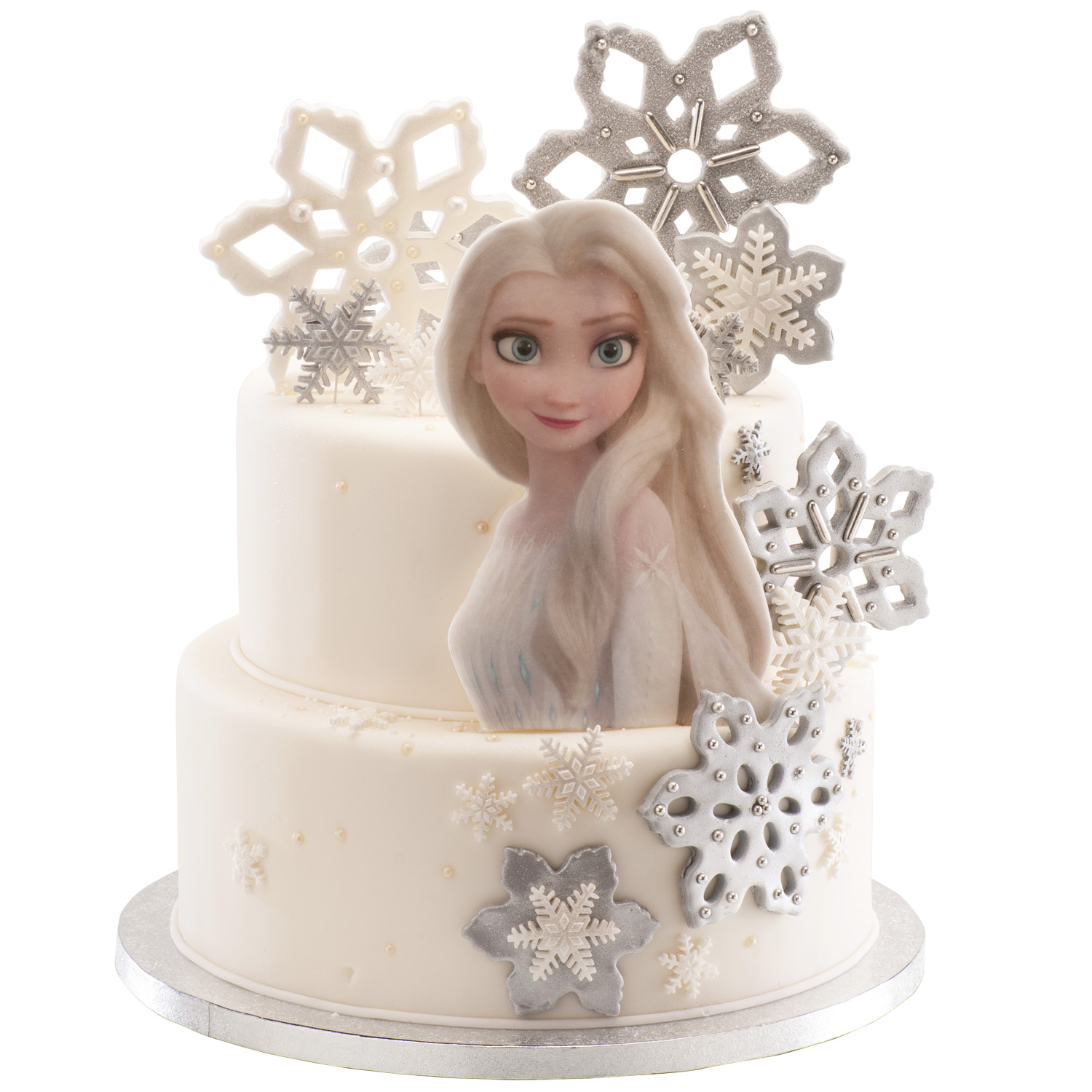 Elsa silueta na dortu